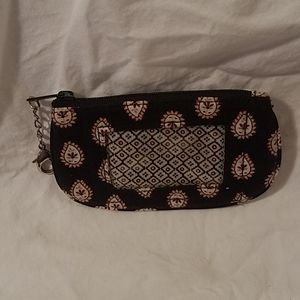 Vera Bradley Classic Black Zip ID case